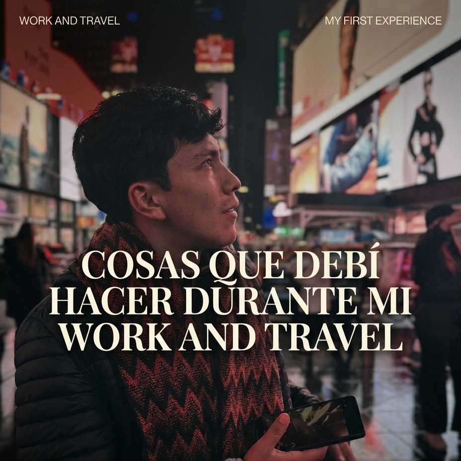 El Work and Travel te cambia totalmente el chip 🇺🇸✨

Al inicio da un poco de palta salir de la zona de confort, pero cuando te das cuenta, los 3 meses se pasan volando. Valen totalmente la pena las escapadas imprevistas, los viajes a última hora y la gente que conoces en el camino.

Si estabas buscando una señal para lanzarte a vivir la experiencia, es esta ✈️🎒
